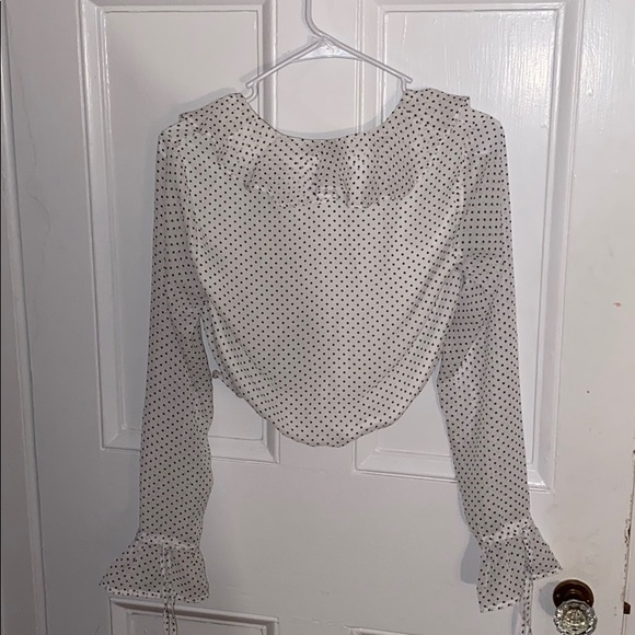 TOBI Polka Dot Blouse - Picture 3 of 4